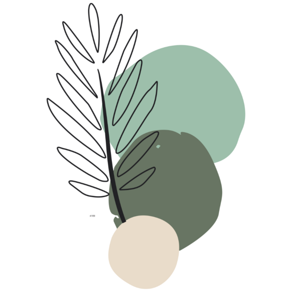 Papel De Parede 95x66 Adesivo Decorativo Floral Ramos Verde