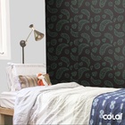 Papel De Parede  Lavável Bolas Em Tons De Vermelho 15m