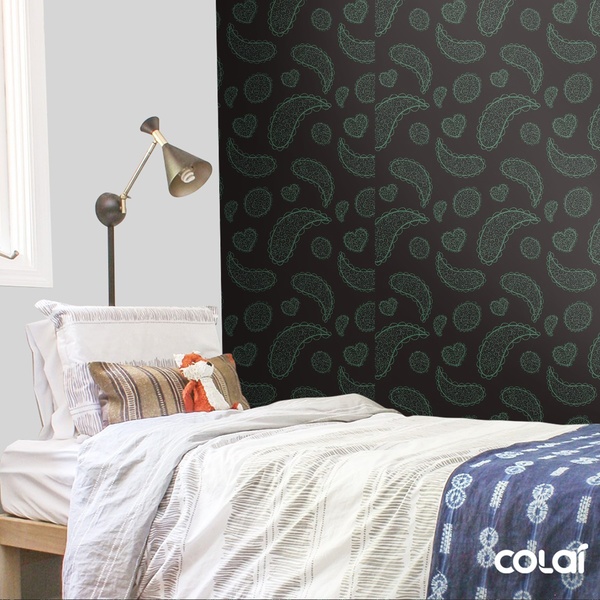 Papel De Parede  Lavável Bolas Em Tons De Vermelho 6m