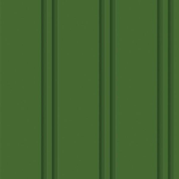 Papel De Parede  Ripado De Madeira Verde Escuro 6m