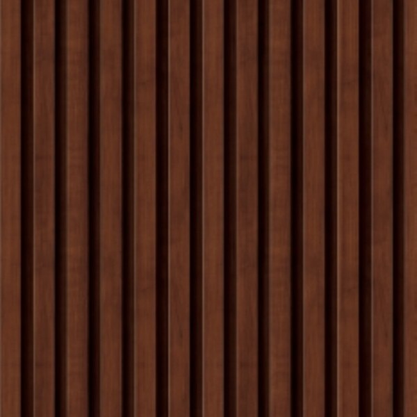 Papel De Parede  Ripado Fino De Madeira Tipo Mogno 3m