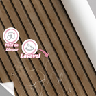 Papel De Parede  Ripado Largo Estilo Madeira Carvalho 3m