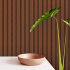 Papel De Parede  Tipo Ripado De Madeira Cerejeira 18m