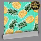 Papel De Parede Abacaxi Urbano - 0 50 X 3 00 Metros