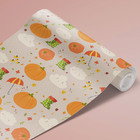 Papel De Parede Abóbora 59x300cm