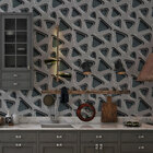 Papel De Parede Abstrato Metal-60x300cm