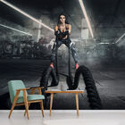 Papel De Parede Academia Corda Crossfit Sala Painel - 391pcp