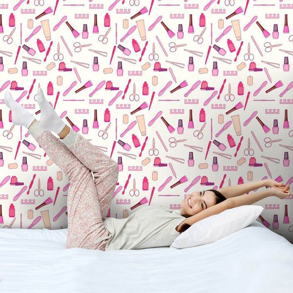 Papel De Parede Acessórios Femininos - 0 50 X 2 50 Metros