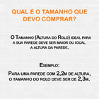 Papel De Parede Adesivo 3d Contrastado Em Branco 2,5m