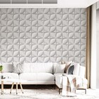 Papel De Parede Adesivo 3d Pétala Branco 2,0m