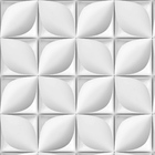 Papel De Parede Adesivo 3d Pétala Branco 3,3m