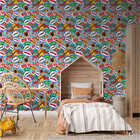 Papel De Parede Adesivo  Menino Quadrinhos Heróis Decoração 9