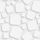 Papel De Parede Adesivo Abstrato 3d Branco 05 - 3,0m