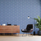 Papel De Parede Adesivo Abstrato Azul N05216