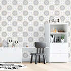 Papel De Parede Adesivo Abstrato Azulejo N015181 0,58x3,00m