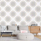 Papel De Parede Adesivo Abstrato Azulejo N015185 0,58x3,00m