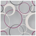 Papel De Parede Adesivo Abstrato Bolas 300x52cm