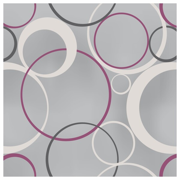 Papel De Parede Adesivo Abstrato Bolas 300x52cm