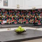 Papel De Parede Adesivo Abstrato Mod 180 Vinílico 60x300cm