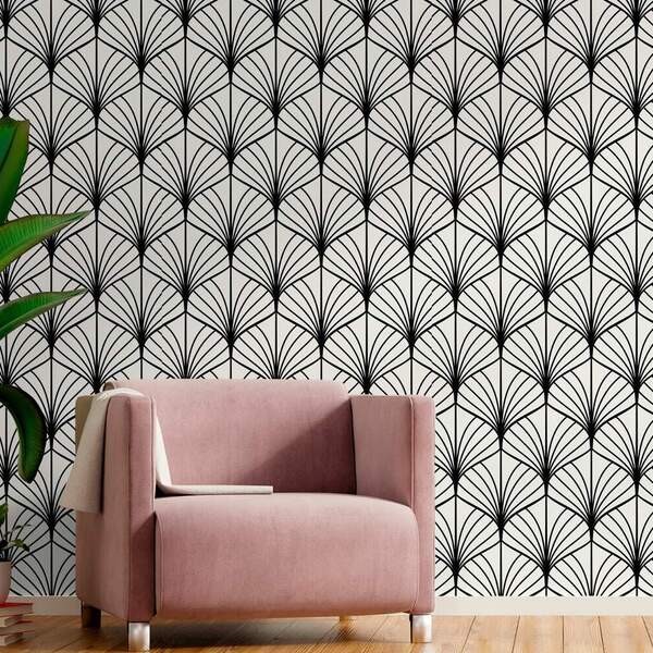 Papel De Parede Adesivo Abstrato Mod 198 Vinílico 60x300cm