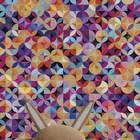 Papel De Parede Adesivo Abstrato Mod 299 Vinílico 60x300cm