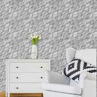 Papel De Parede Adesivo Abstrato Preto 0305