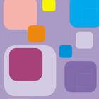 Papel De Parede Adesivo Abstrato Quadrados Coloridos