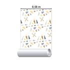 Papel De Parede Adesivo Abstrato Xis N09014