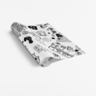 Papel De Parede Adesivo Adolescente Fundo Preto E Branco 12mx