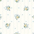 Papel De Parede Adesivo Amarelo Floral 2,70x0,57m