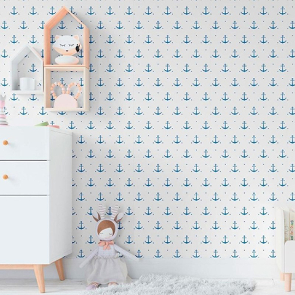 Papel De Parede Adesivo Âncoras N011010