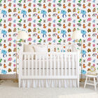 Papel De Parede Adesivo - Animais Circo Bebe - 319ppb