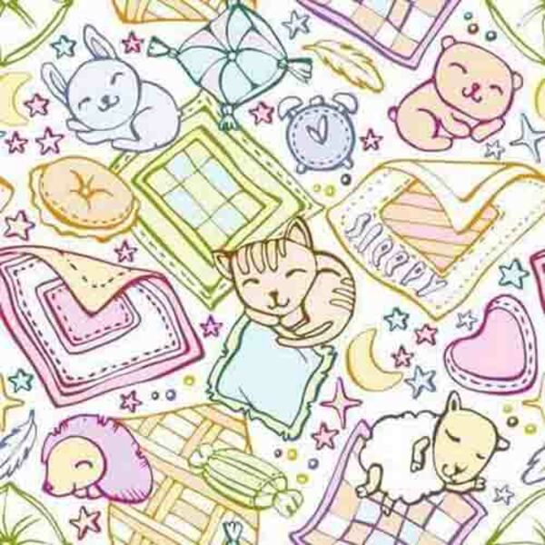 Papel De Parede Adesivo Animais Dormindo 270562187