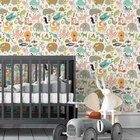 Papel De Parede Adesivo Animais Letras N05004