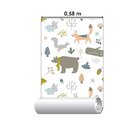 Papel De Parede Adesivo Animais N09124