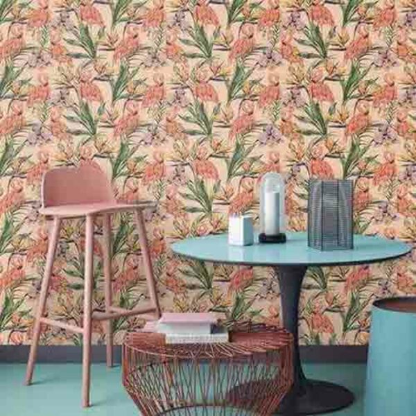 Papel De Parede Adesivo Animal Floral 500768710