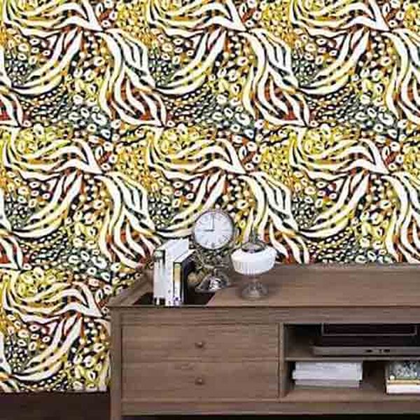 Papel De Parede Adesivo Animal Print 568698817 0,48x3,00m