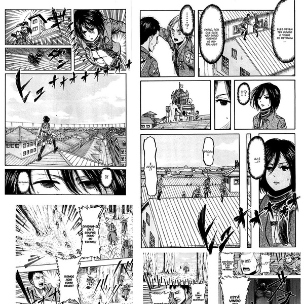 Papel De Parede Adesivo Anime Attack On Titan Mangá Autocolan