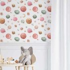 Papel De Parede Adesivo Aquarela Universo N014208