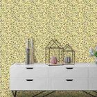 Papel De Parede Adesivo Arabesco Amarelo 1446