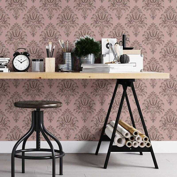 Papel De Parede Adesivo Arabesco Delicado N05197