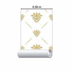 Papel De Parede Adesivo Arabescos N013156