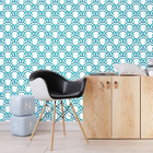 Papel De Parede Adesivo Arcos Ondas N012100