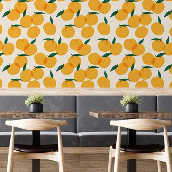 Papel De Parede Adesivo Artístico Laranjas N05097