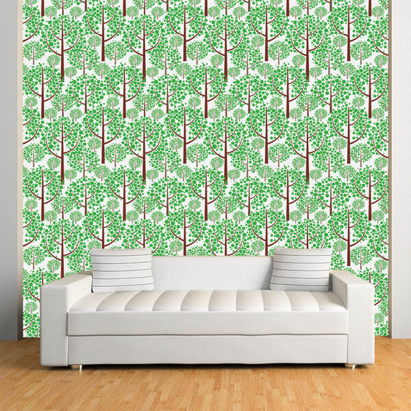 Papel De Parede Adesivo - Árvore Em Bolas - 005ppn