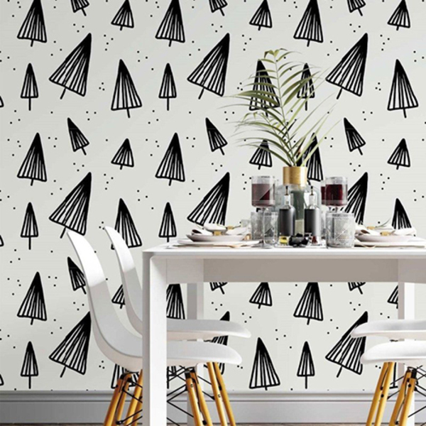 Papel De Parede Adesivo Árvores Inverno N014093