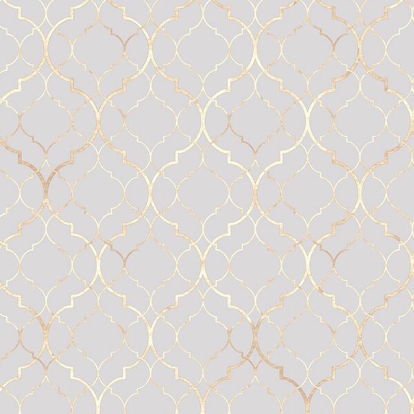 Papel De Parede Adesivo Autocolante Clássico Marrocos Cinza E