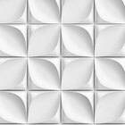 Papel De Parede Adesivo Autocolante Efeito 3d Flores Branco E