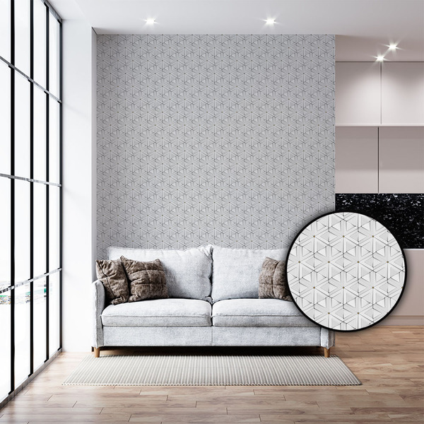 Papel De Parede Adesivo Autocolante Efeito 3d Lavável - 3d-047