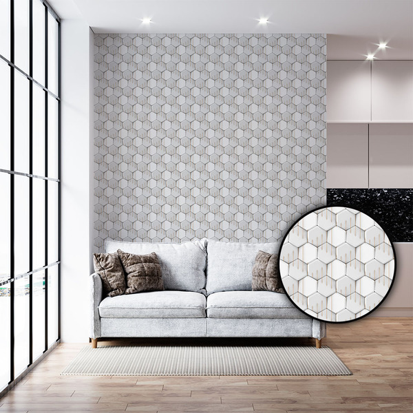 Papel De Parede Adesivo Autocolante Efeito 3d Lavável - 3d-059